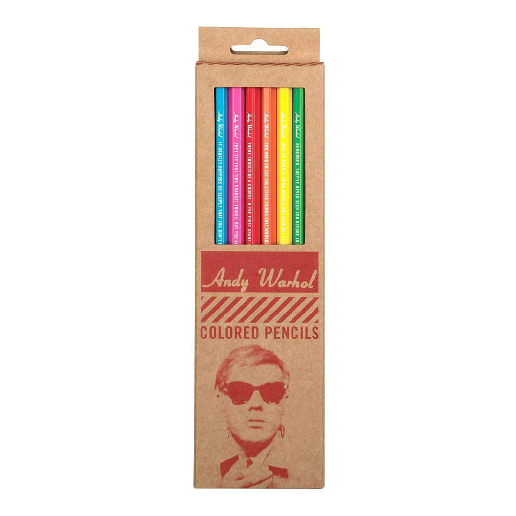 ANDY WARHOL PHILOSOPHY 2.0 COLORED PENCILS / GALISON