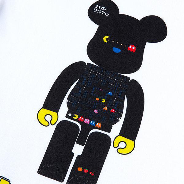 MLE BE@R TEE PAC-MAN / BEARBRICK – EYE SHUT ISLAND