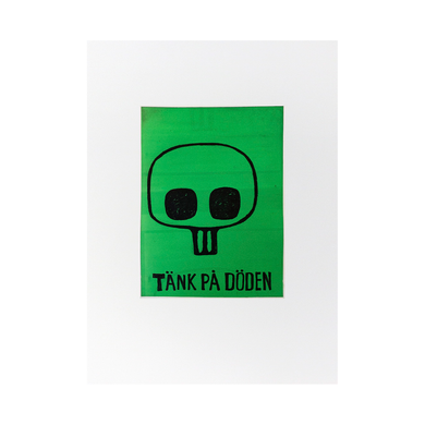 JAN HÅFSTRÖM FINE ART PRINT - TÄNK PÅ DÖDEN / LIMITED EDITION