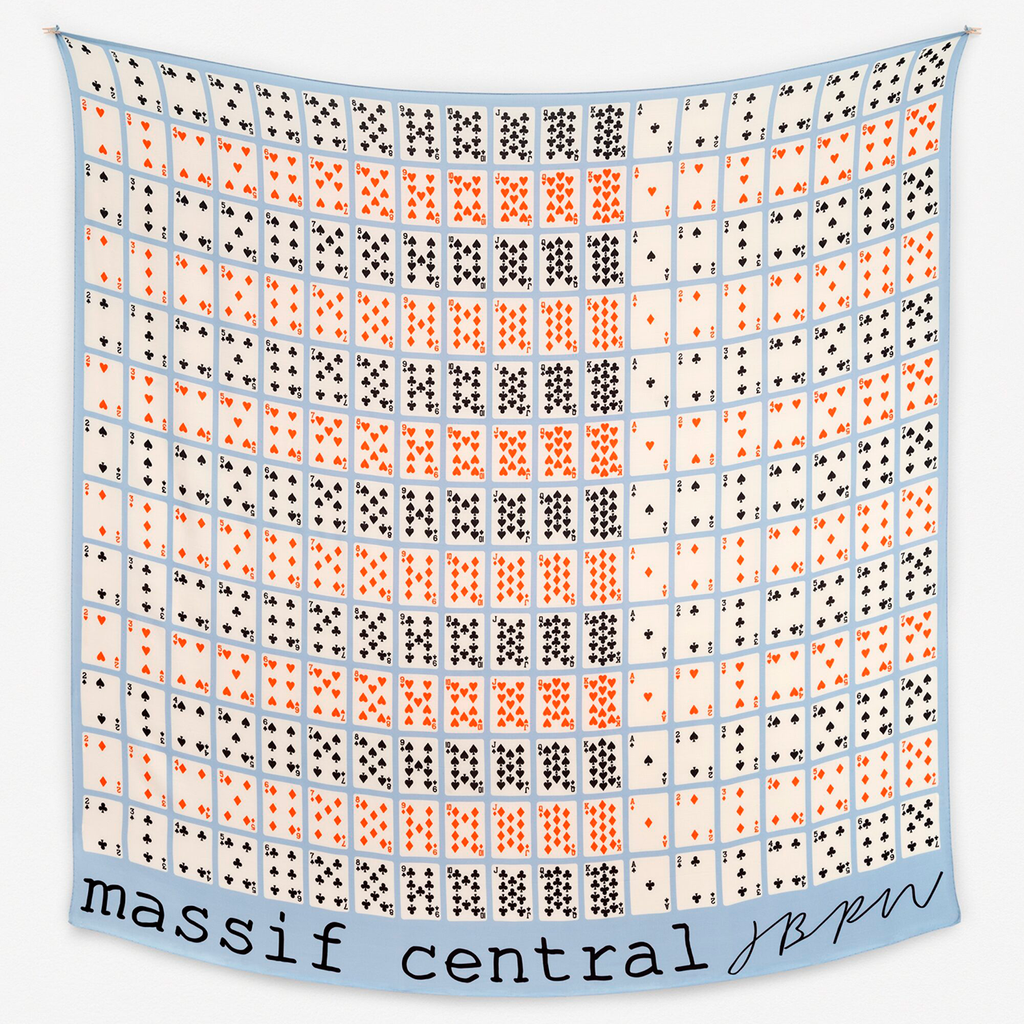 JONAS WOOD - STRAIGHT FLUSH SCARF / MASSIF CENTRAL