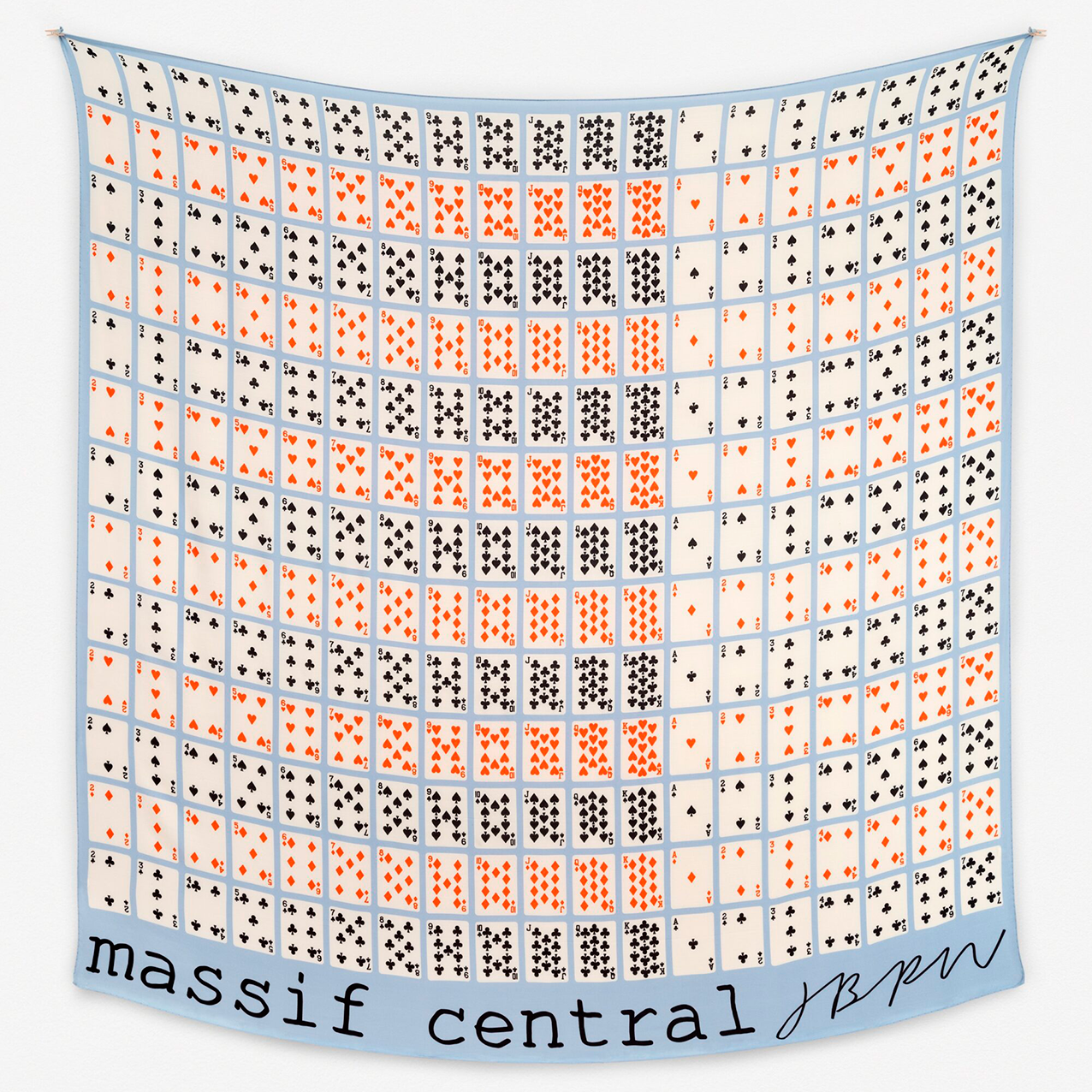 JONAS WOOD - STRAIGHT FLUSH SCARF / MASSIF CENTRAL