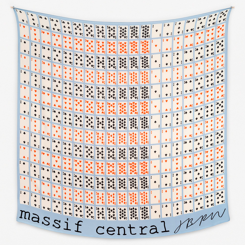 JONAS WOOD - STRAIGHT FLUSH SCARF / MASSIF CENTRAL