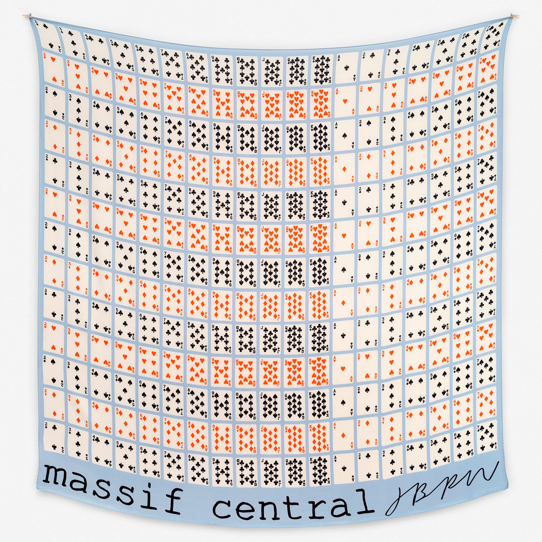 JONAS WOOD - STRAIGHT FLUSH SCARF / MASSIF CENTRAL