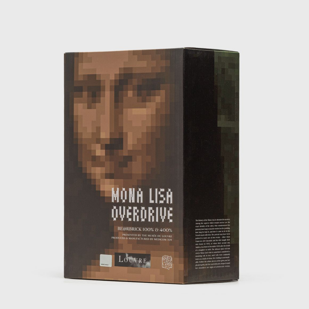 LEONARDO DA VINCI - MONA LISA OVERDRIVE  / BEARBRICK SET 400% & 100%