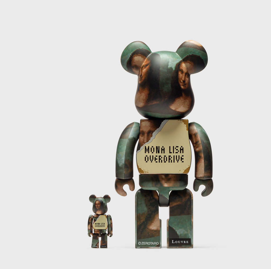 LEONARDO DA VINCI - MONA LISA OVERDRIVE  / BEARBRICK SET 400% & 100%