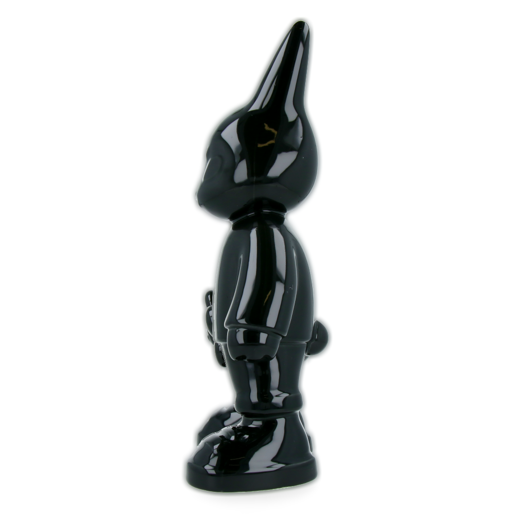 Liisa Tuulikki BUNBUN “IN BLOOM” | Limited Edition Black Porcelain Collectible