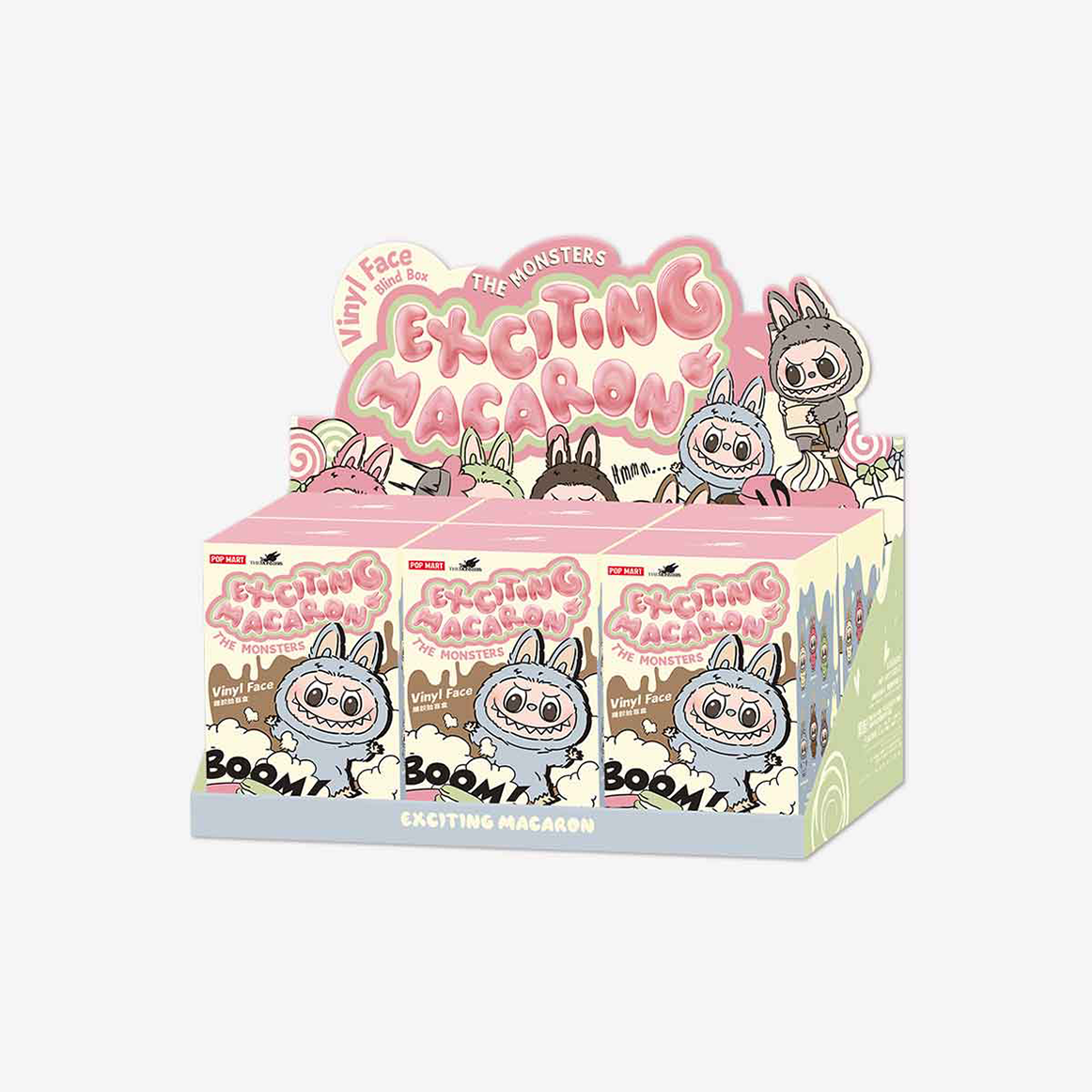 THE MONSTERS X EXCITING MACARON VINYL PLUSH PENDANT SERIES / POPMART
