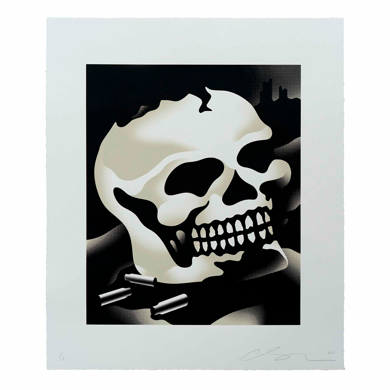 CLEON PETERSON - PEACE (BONE) / FINE ART PRINT