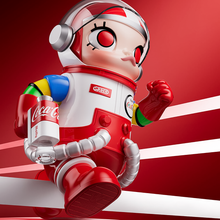 Load image into Gallery viewer, MEGA SPACE MOLLY 400% TEAM COCA COLA / POPMART
