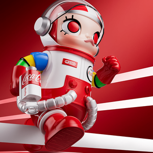 MEGA SPACE MOLLY 400% TEAM COCA COLA / POPMART