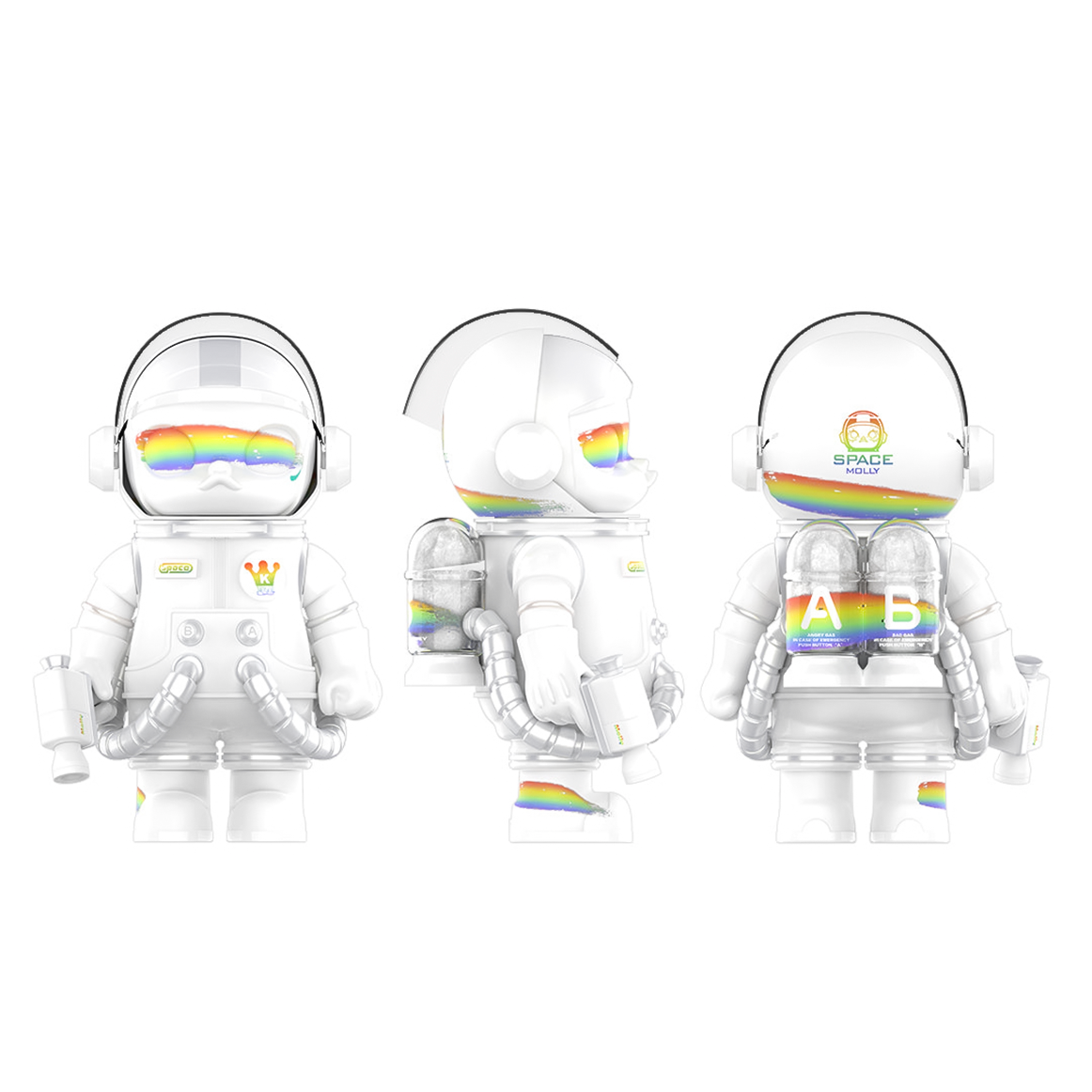 MEGA SPACE MOLLY 400% RAINBOW / POPMART