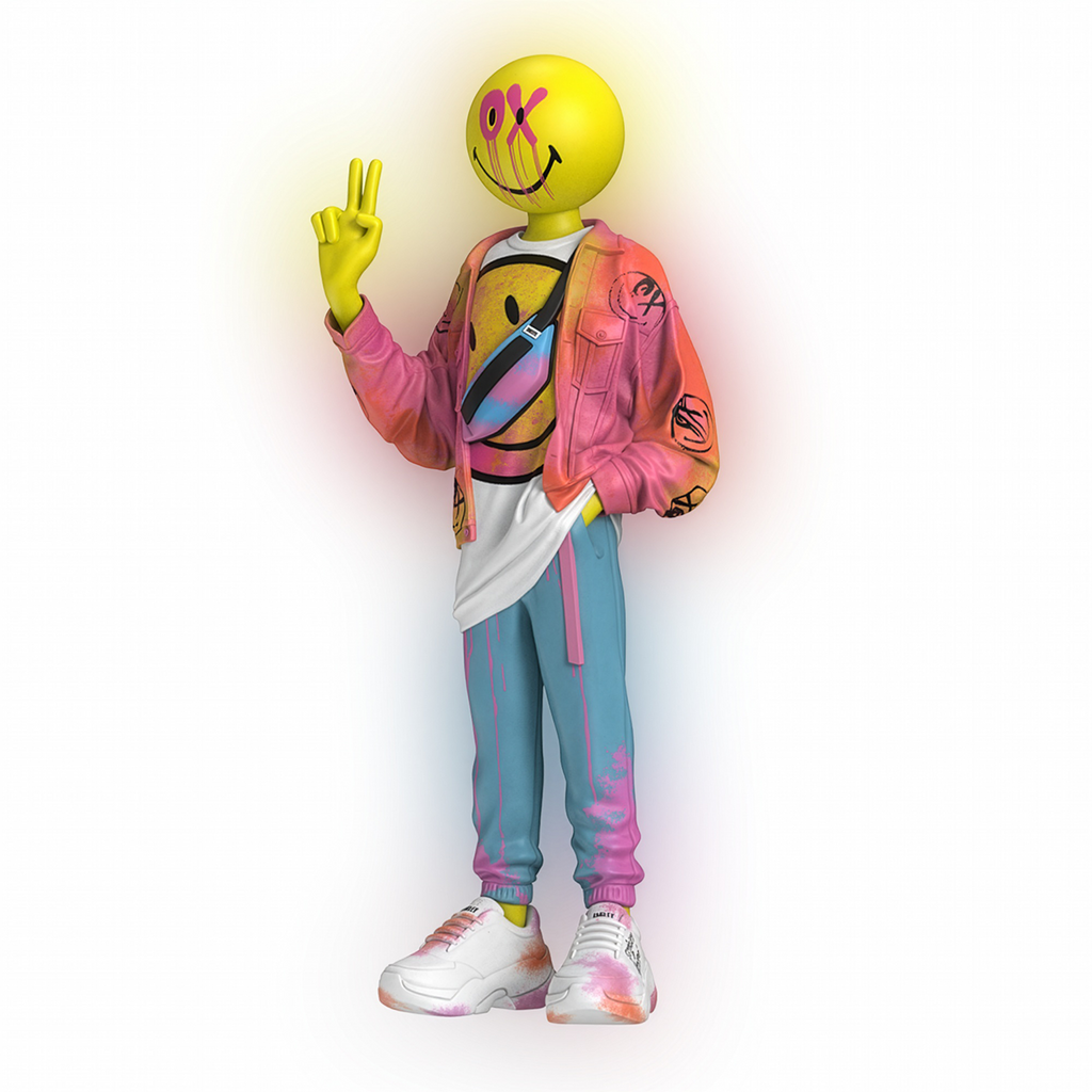 MR. A x Smily x Mighty Jaxx – 50th Anniversary Vinyl Collectible