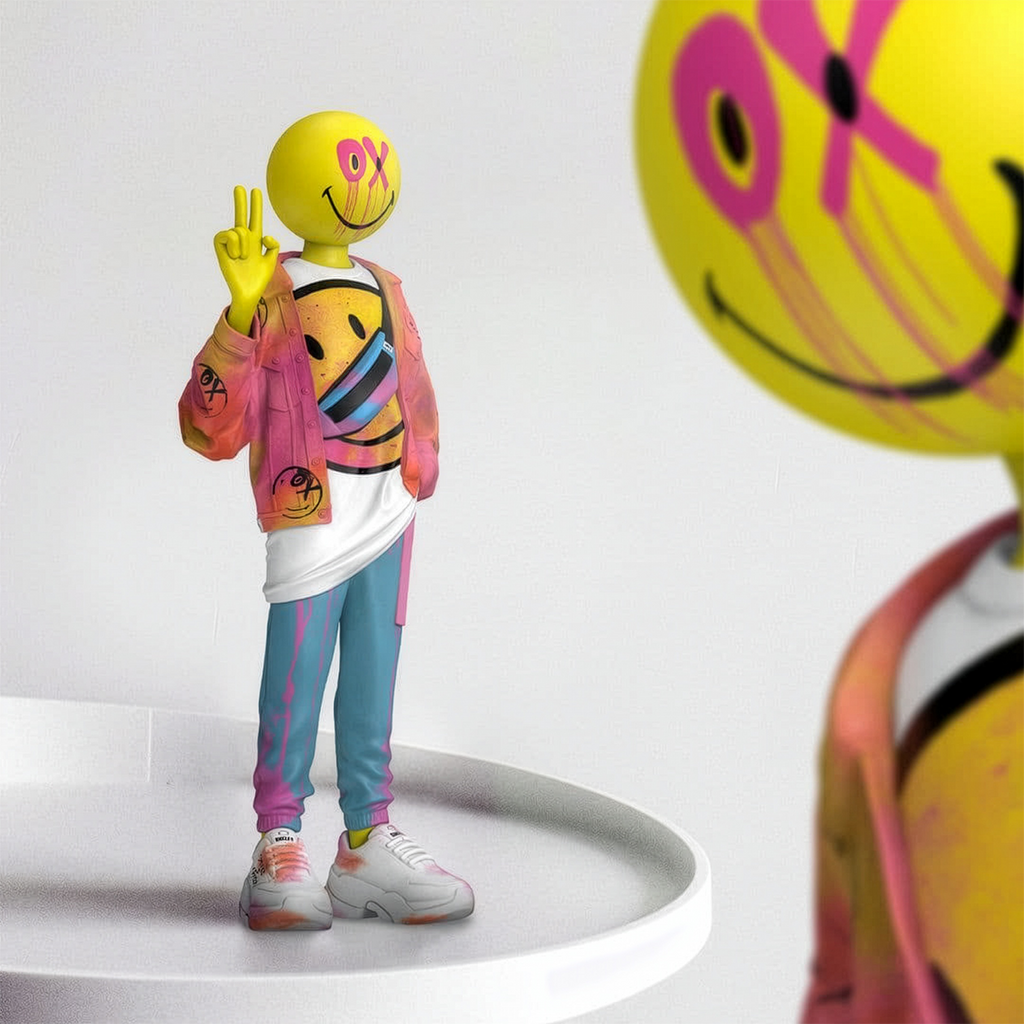 MR. A x Smily x Mighty Jaxx – 50th Anniversary Vinyl Collectible