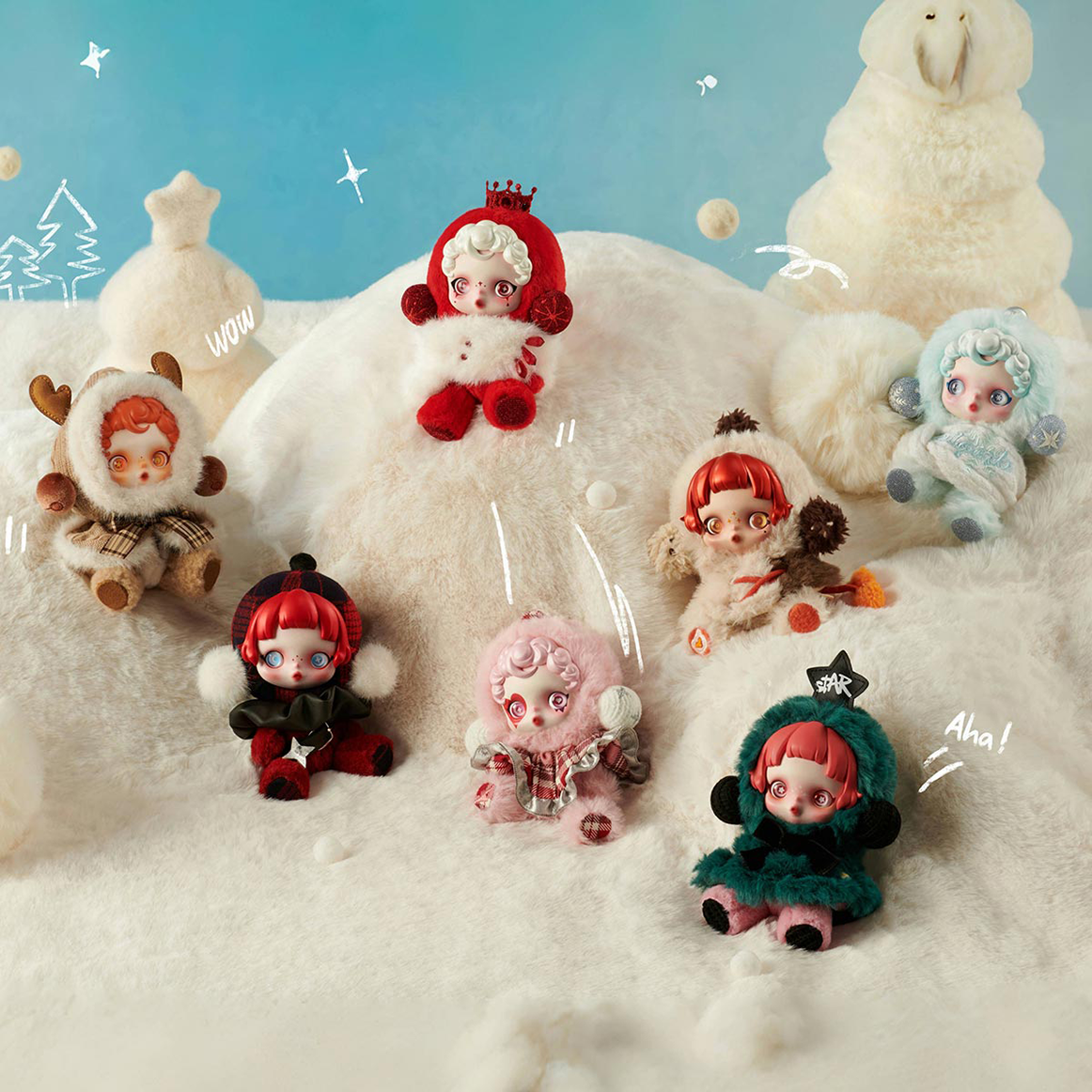 SKULLPANDA - WINTER SYMPHONY PLUSH SERIES / POPMART