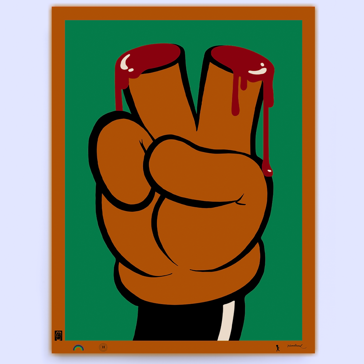 BLUNDLUND - NOT YET IIX  /  FINE ART PRINT - EDITION 133