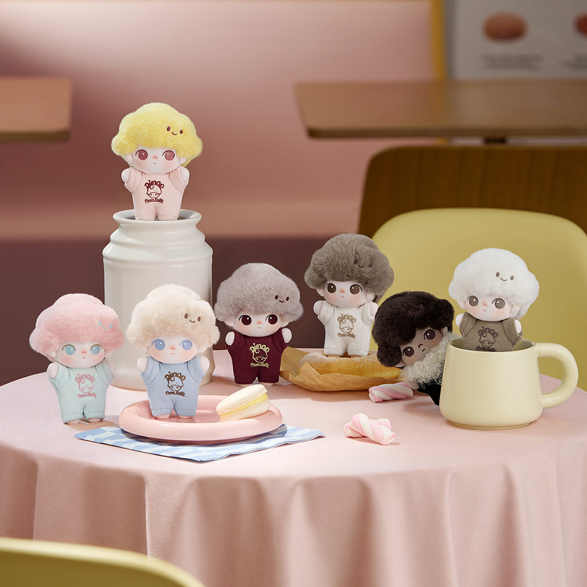 DIMO CRUSH ON COFFEE SOFT FACED PLUSH KEYCHAIN SERIES / POPMART