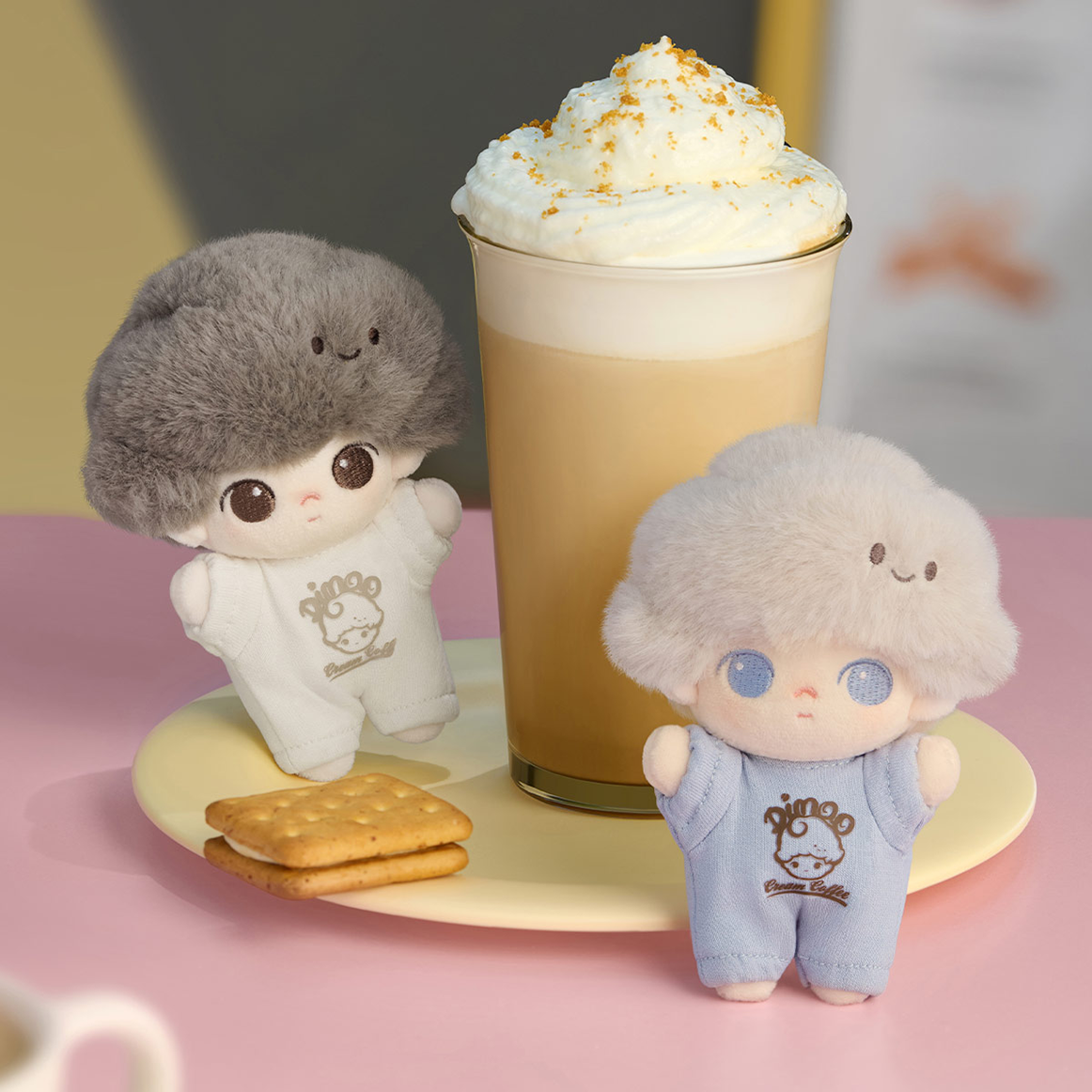 DIMO CRUSH ON COFFEE SOFT FACED PLUSH KEYCHAIN SERIES / POPMART