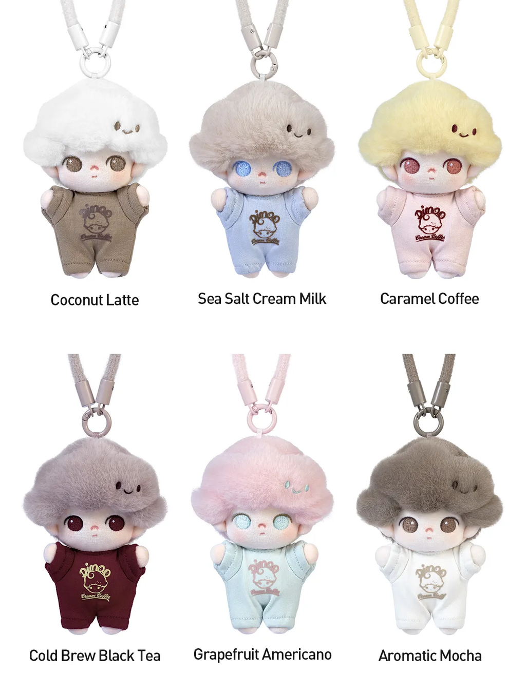 DIMO CRUSH ON COFFEE SOFT FACED PLUSH KEYCHAIN SERIES / POPMART