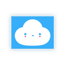 FRIENDSWITHYOU - YOU'RE MY LITTLE CLOUD BLUE / FINE ART PRINT