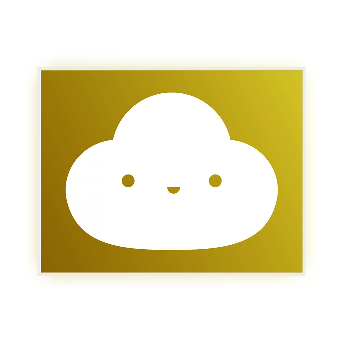 FRIENDSWITHYOU - YOU'RE MY LITTLE CLOUD - GOLD / FINE ART PRINT