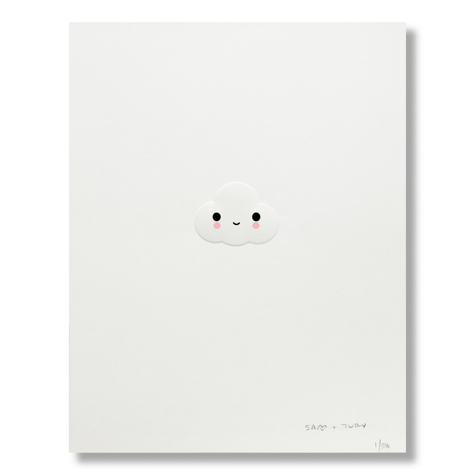 FRIENDSWITHYOU - LITTLE CLOUD EMBOSSED / FINE ART PRINT