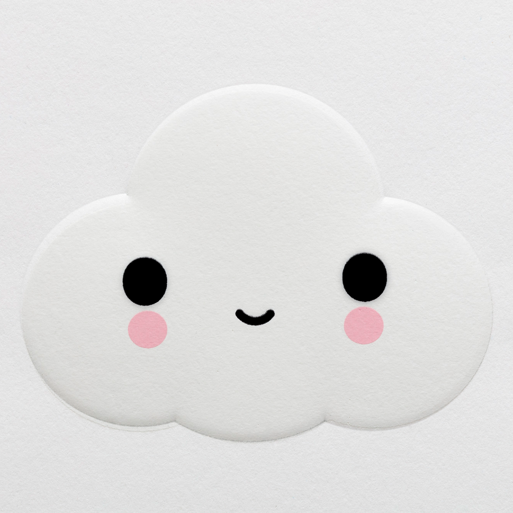 FRIENDSWITHYOU - LITTLE CLOUD EMBOSSED / FINE ART PRINT