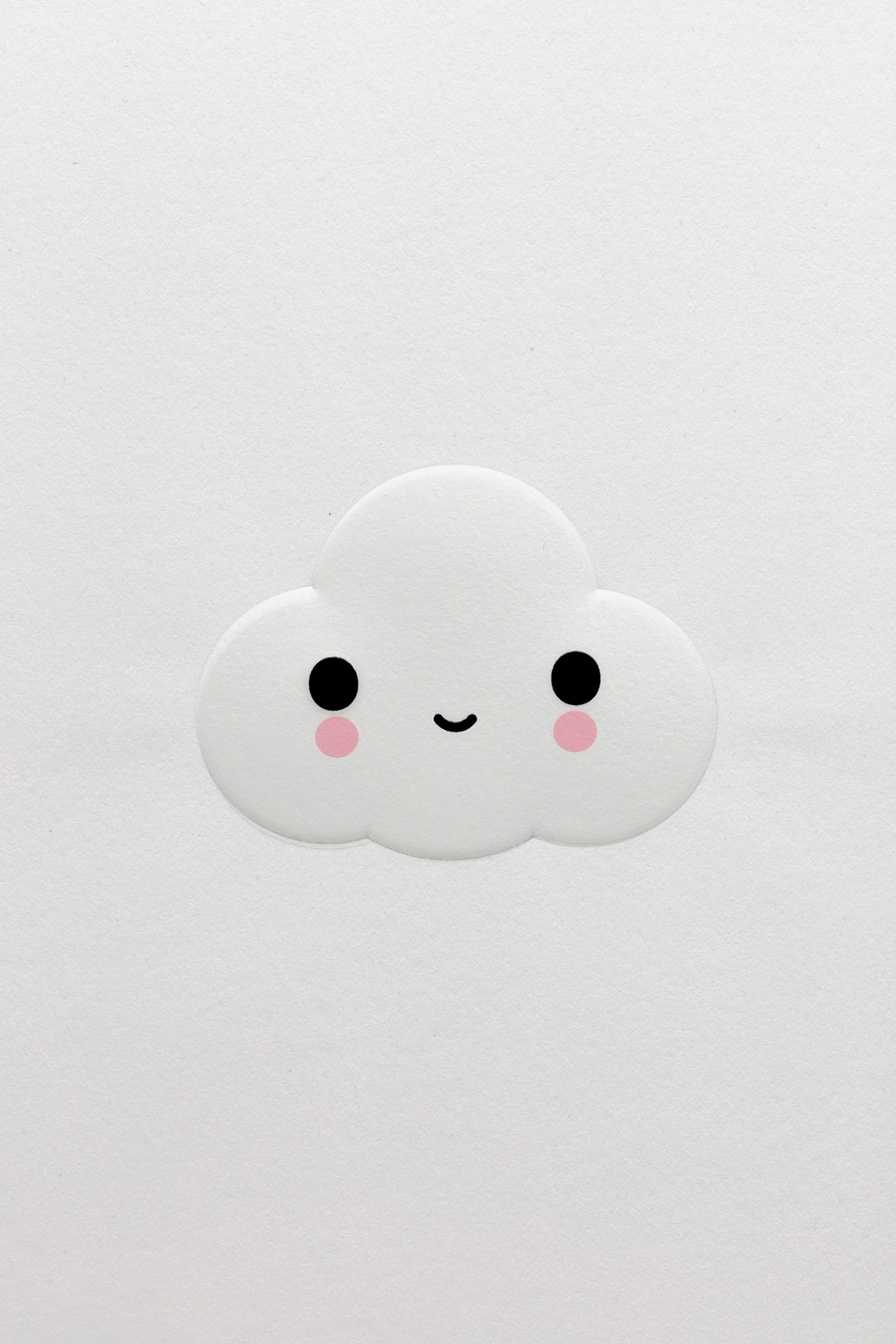 FRIENDSWITHYOU - LITTLE CLOUD EMBOSSED / FINE ART PRINT