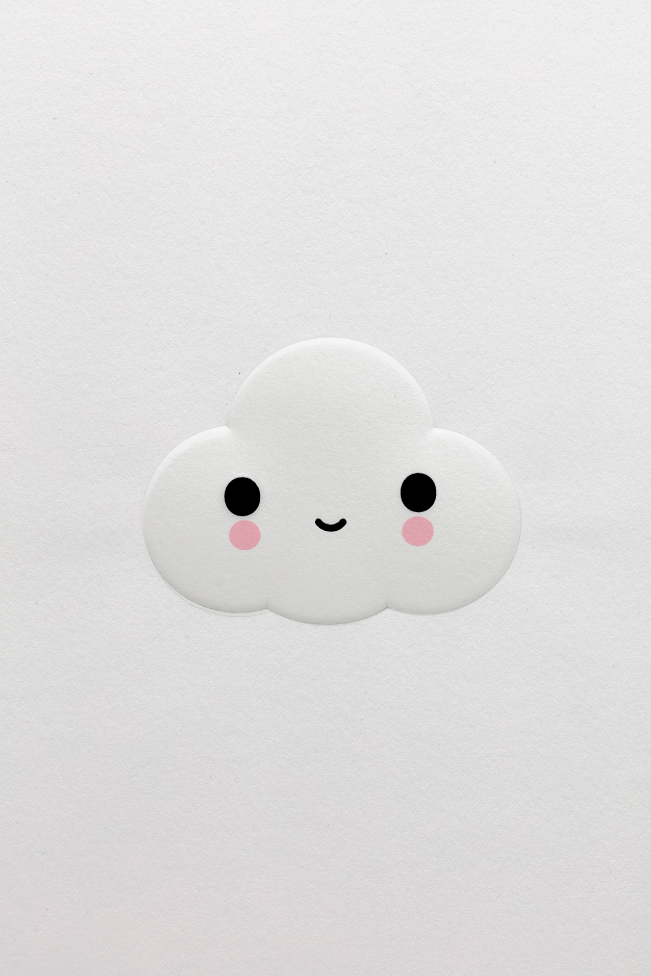 FRIENDSWITHYOU - LITTLE CLOUD EMBOSSED / FINE ART PRINT