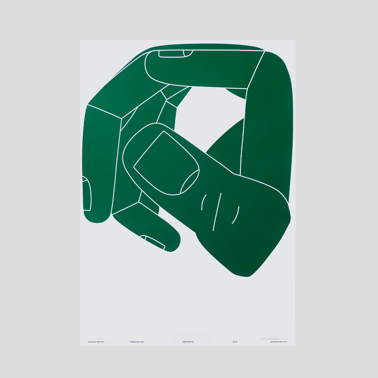 SEBASTIAN CURI  FINE ART PRINT - GOING TO THE TOP / LIMITED EDITION