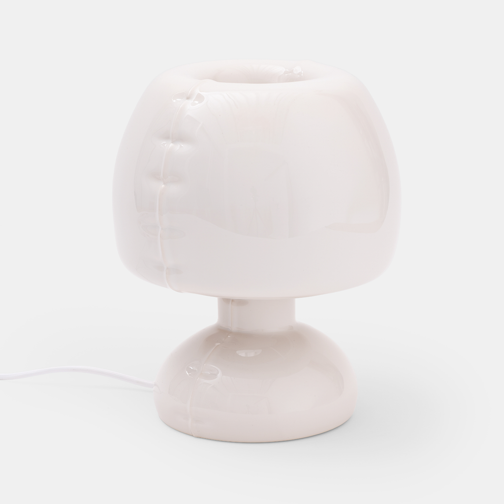 FREDDY Table Lamp – White Limited Edition Ceramic Lamp / Home Studyo