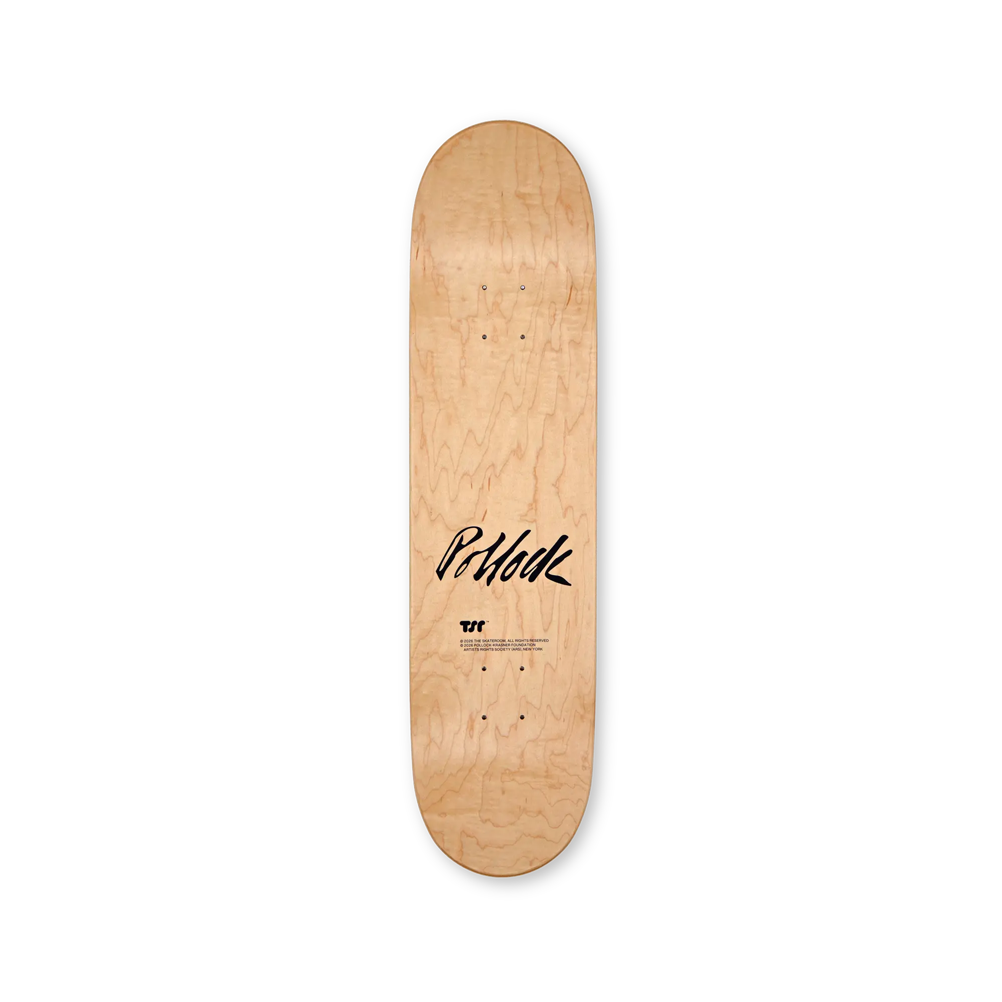 JACKSON POLLOCK / NUMBER SEVEN – Limited Edition Skate Deck Art