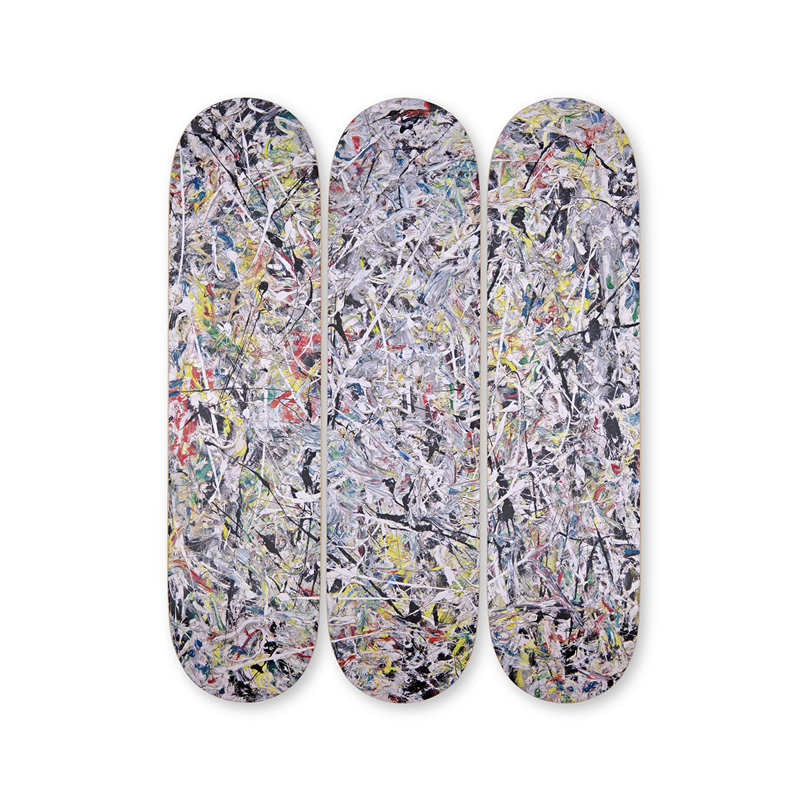 JACKSON POLLOCK / WHITE LIGHT – Limited Edition Skate Deck Art