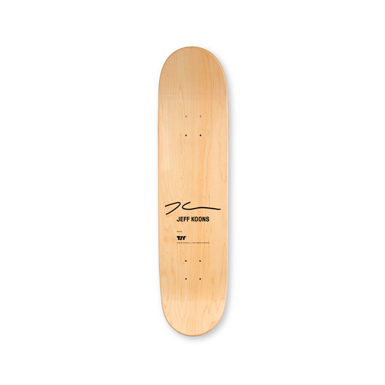 JEFF KOONS X SKATERROOM - BALLERINA / SIGNED LIMITED DECK