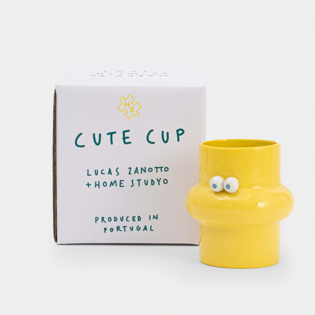 Home Studyo x Lucas Zanotto Cute Cup – Yellow Limited Edition Ceramic