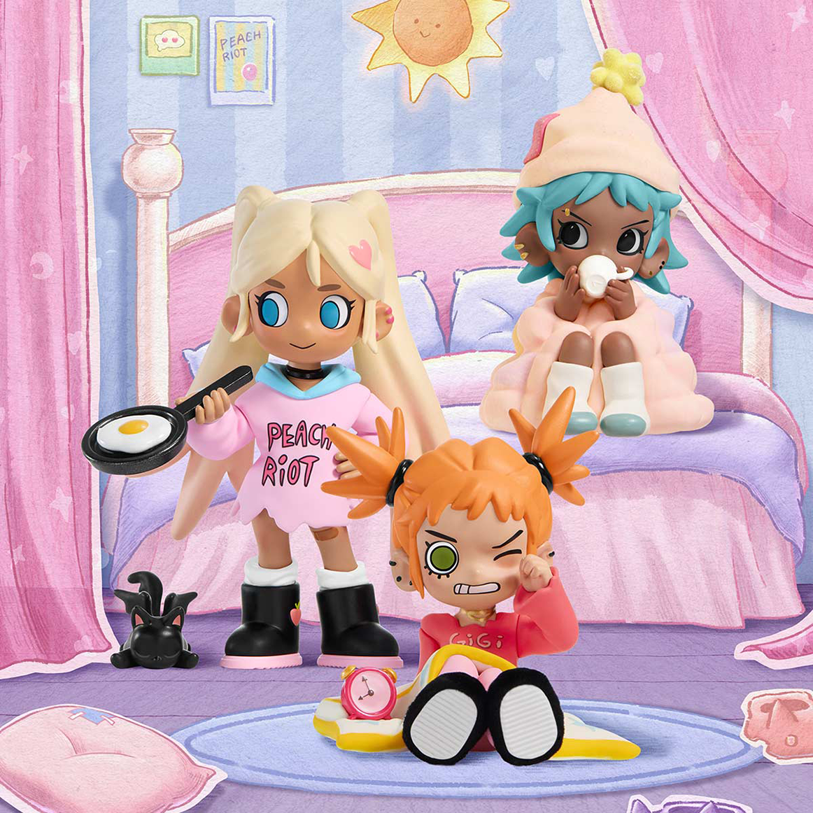 LIL PEACH RIOT - SLEEPOVER SERIES / POPMART