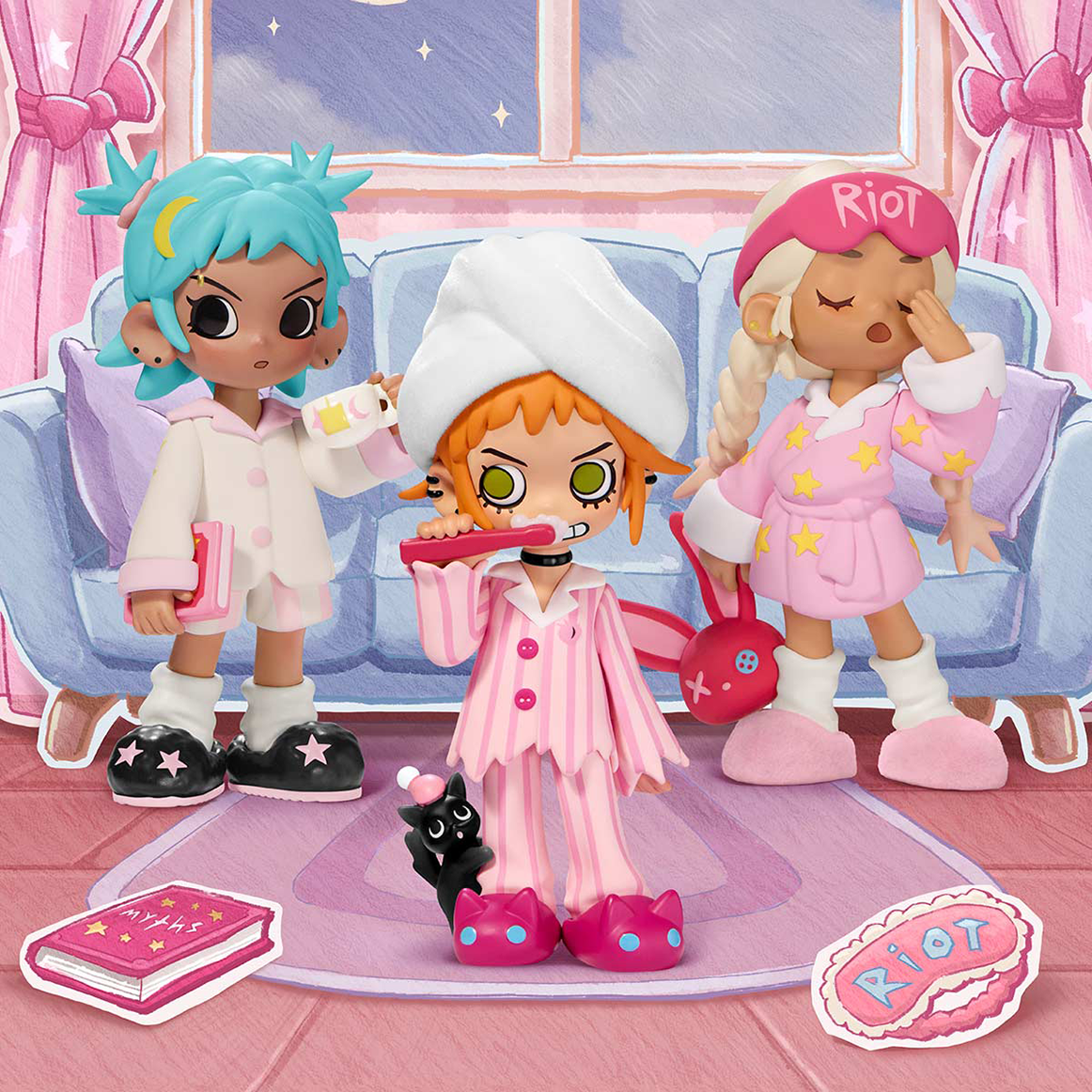 LIL PEACH RIOT - SLEEPOVER SERIES / POPMART