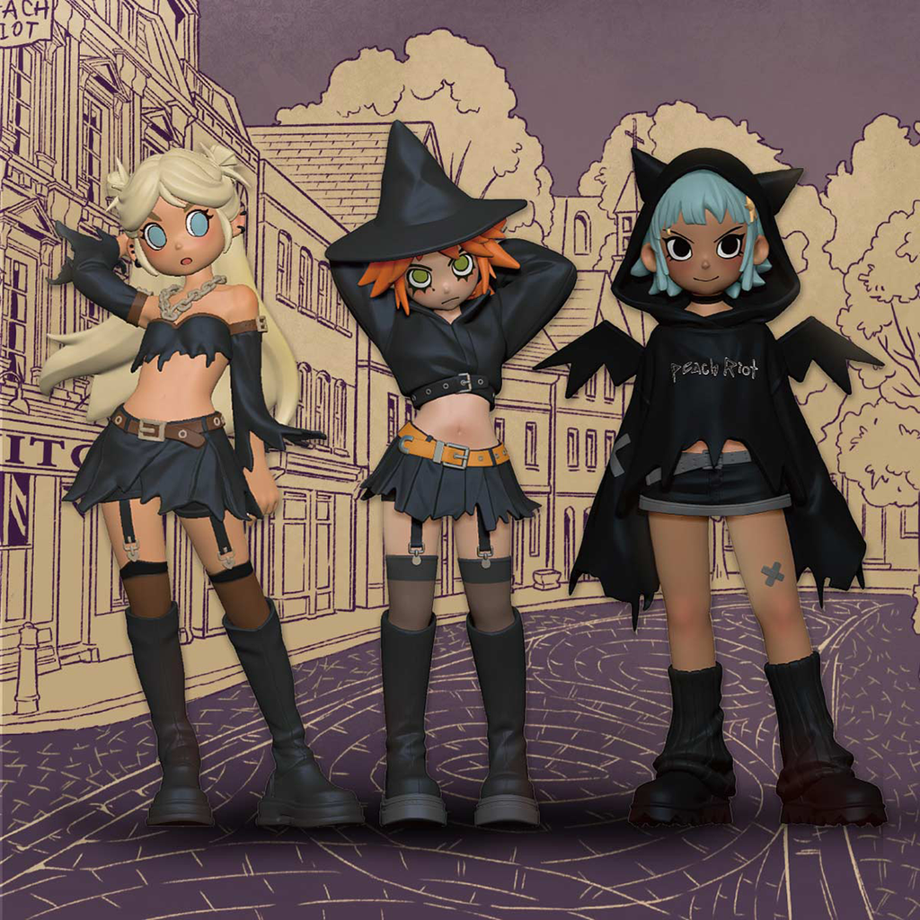 PEACH RIOT- WITCHY PUNK FIGURES / POPMART