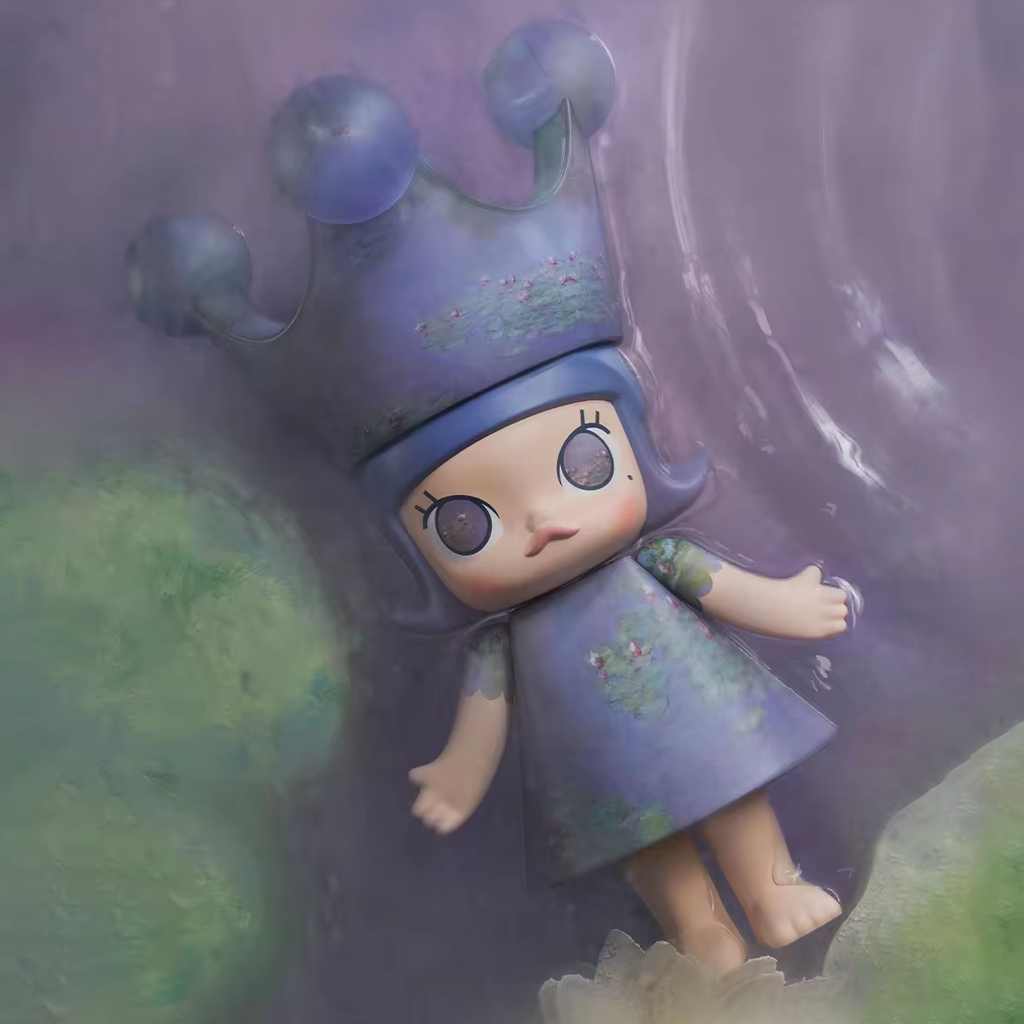 MEGA ROYAL MOLLY 1000%  - CLAUDE MONET - LES NYMPHÉAS / POPMART