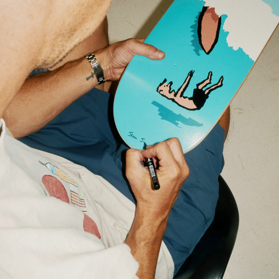 JEAN JULLIEN X SKATERROOM - COOKING / SIGNED LIMITED DECK