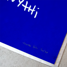 THOMAS LÉLU X THE SKATEROOM - I NEVER FINISH ANYTHI BLUE / FINE ART PRINT