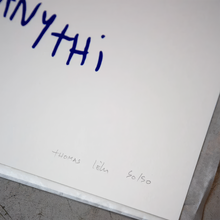 THOMAS LÉLU X THE SKATEROOM - I NEVER FINISH ANYTHI WHITE / FINE ART PRINT