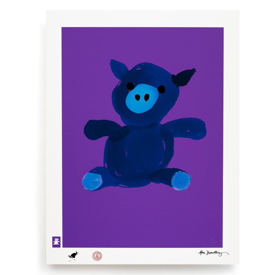 BLUNDLUND.CO.,LTD FINE ART PRINT - LYCKA BLUE LILAC / LIMITED EDITION OF 250