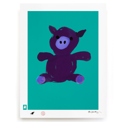 BLUNDLUND.CO.,LTD FINE ART PRINT - LYCKA PURPLE GREEN / LIMITED EDITION OF 250