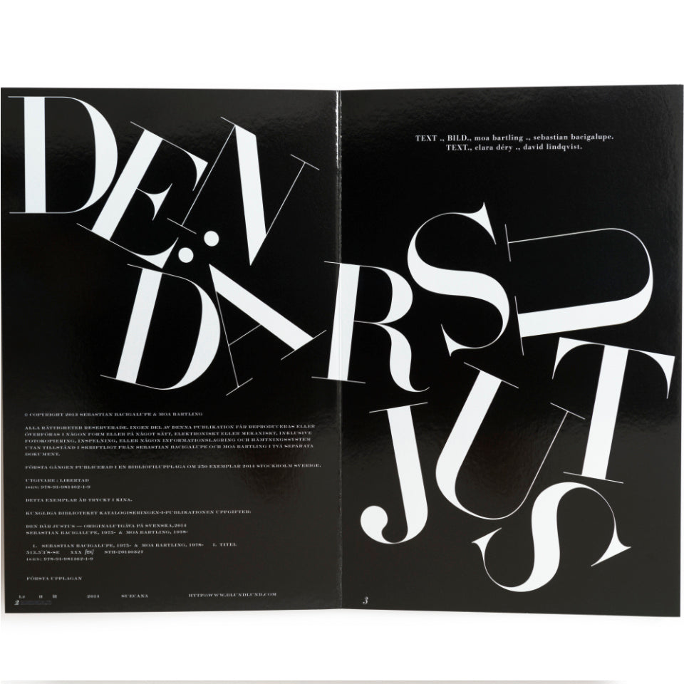 BOOK - DEN DÄR JUSTUS  / BLUNDLUND.CO.,LTD