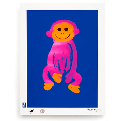 BLUNDLUND.CO.,LTD FINE ART PRINT - JUSTUS BLUE PINK / LIMITED EDITION OF 250