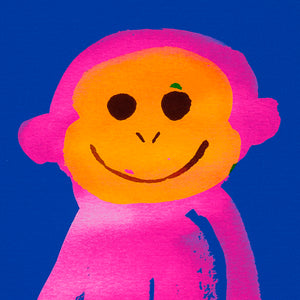 BLUNDLUND.CO.,LTD FINE ART PRINT - JUSTUS BLUE PINK / LIMITED EDITION OF 250