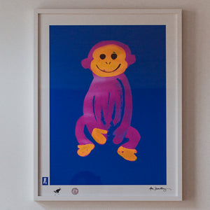 BLUNDLUND.CO.,LTD FINE ART PRINT - JUSTUS BLUE PINK / LIMITED EDITION OF 250