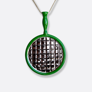 JULIO LE PARC - MIROIR GREEN PENDANT  /  BERNARDAUD