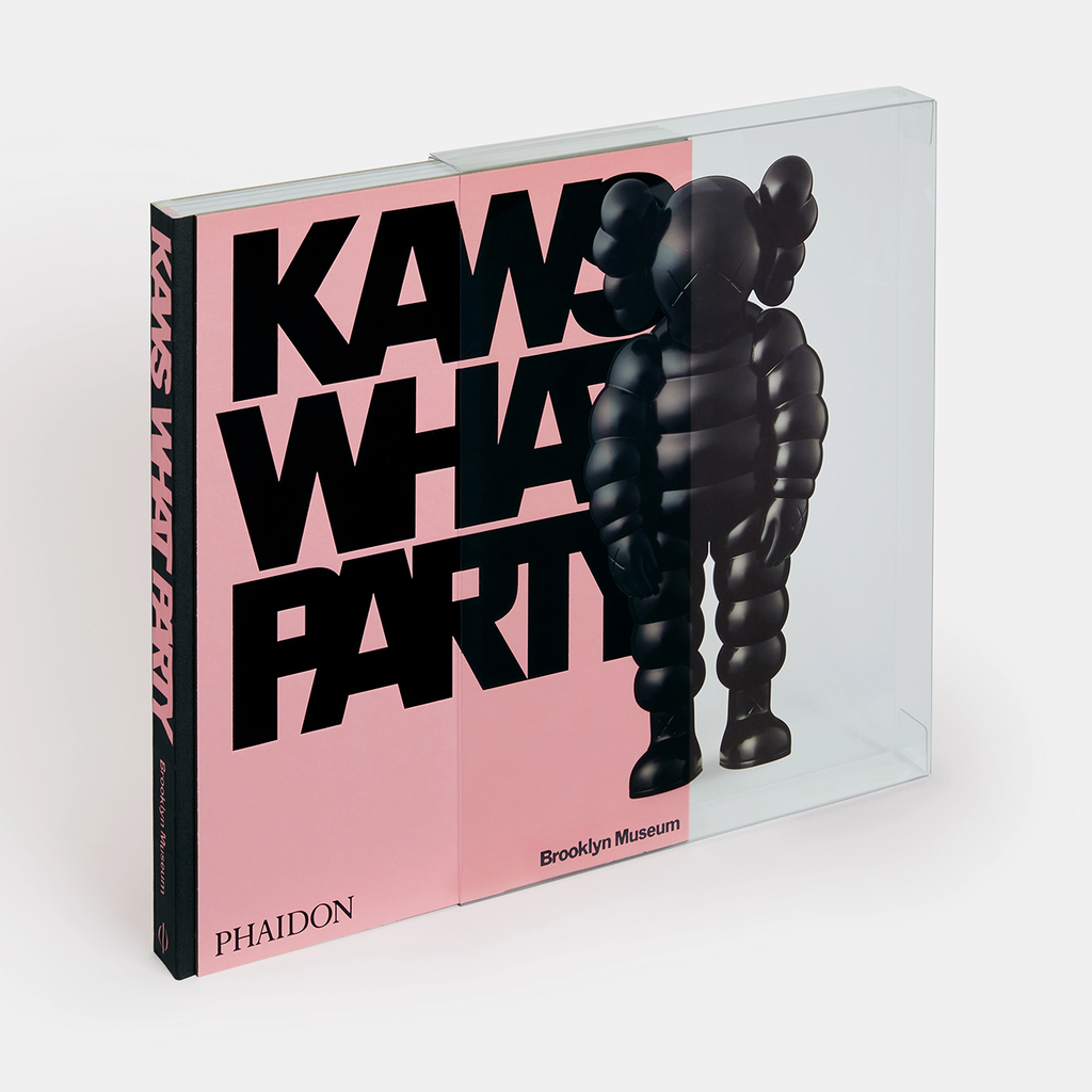 KAWS: WHAT PARTY - BLACK ON PINK EDT / PHAIDON BOOKS