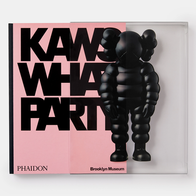 KAWS: WHAT PARTY - BLACK ON PINK EDT / PHAIDON BOOKS